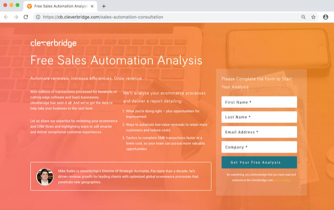 ABM Offer Landing Page